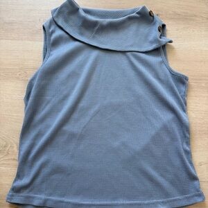 Sleeveless Blue Women's Top